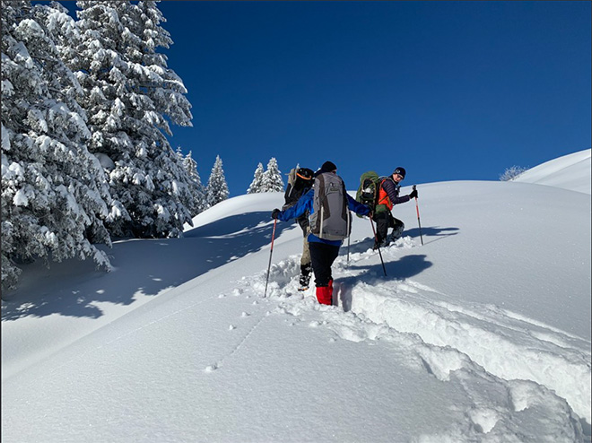 Oostenrijk | Kleinwalsertal, Sneeuwschoen huttentocht | 5 dagen