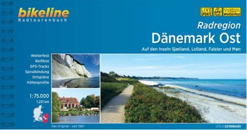 Danemark Ost Radregion Bikeline Fietsgids