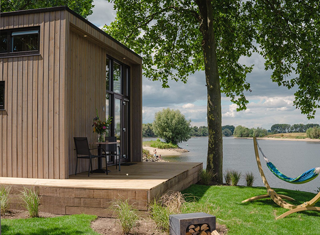 Betuwe | Tiny River House voor 2 personen aan de Nederrijn | 3 of meer dagen